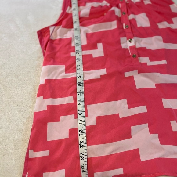 Kenneth Cole Reaction Pink Geometric Tank Top - Picture 5 of 5
